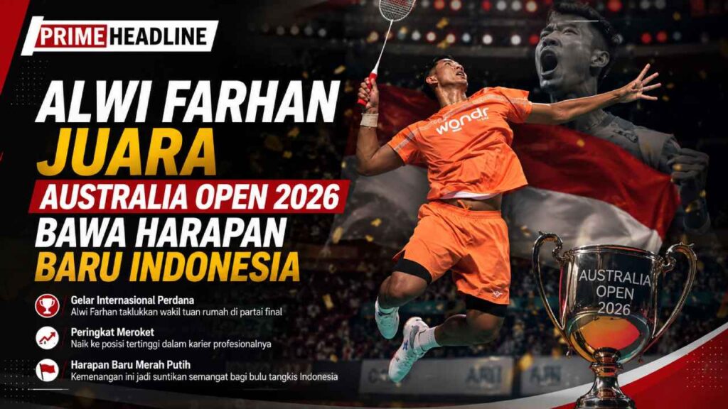 Alwi Farhan Juara Australia Open 2026 Bawa Harapan Baru Indonesia