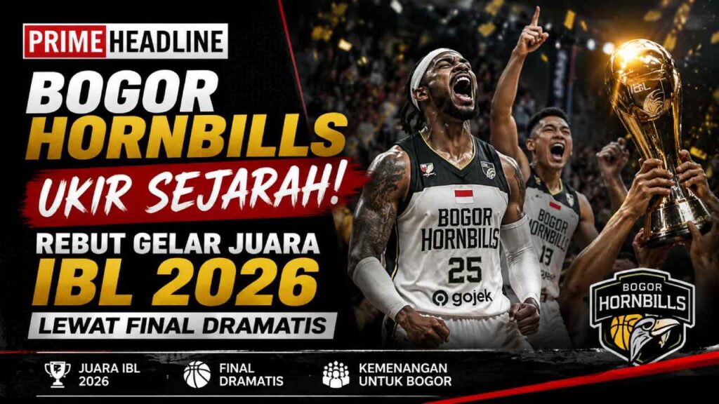 Bogor Hornbills Ukir Sejarah, Rebut Gelar Juara IBL 2026 Lewat Final Dramatis