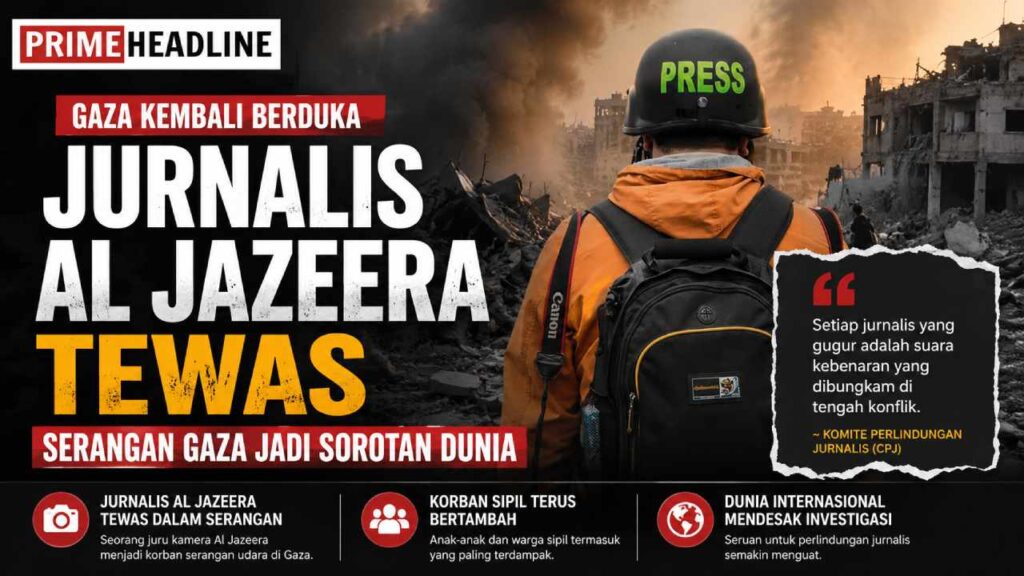 Jurnalis Al Jazeera Tewas, Serangan Gaza Kembali Jadi Sorotan