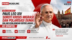 Paus Leo XIV Soroti Krisis Migrasi dan Polarisasi Dunia dalam Kunjungan Bersejarah ke Spanyol