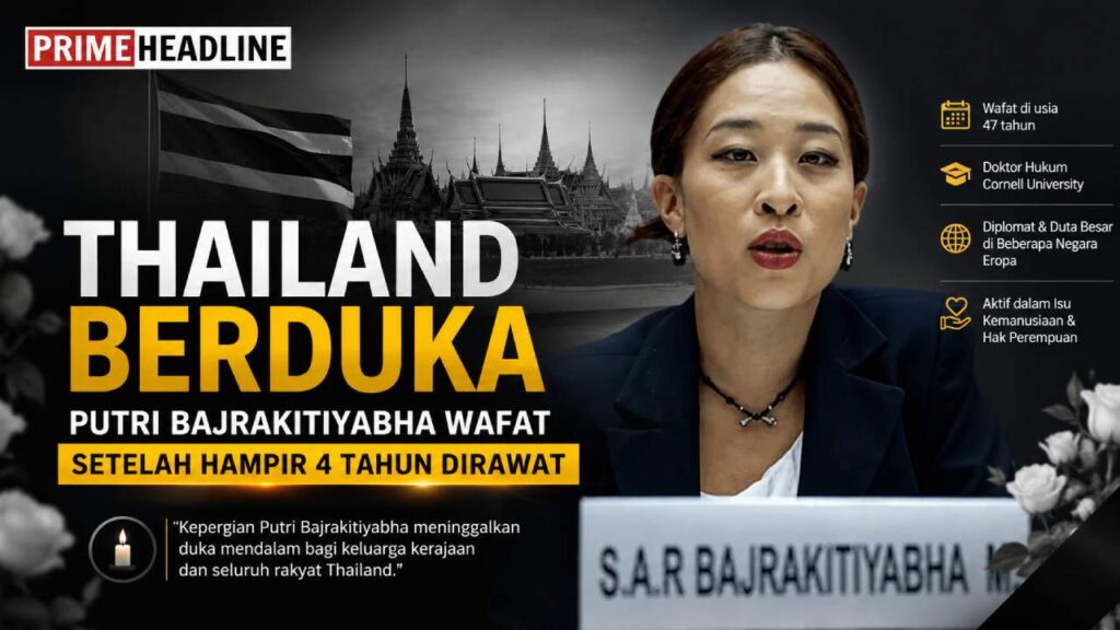 Thailand Berduka, Putri Bajrakitiyabha Wafat Setelah Hampir 4 Tahun Dirawat