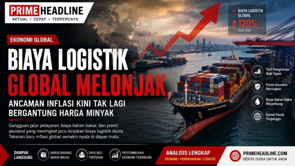 Biaya Logistik Global Melonjak, Ancaman Inflasi Kini Tak Lagi Bergantung Harga Minyak