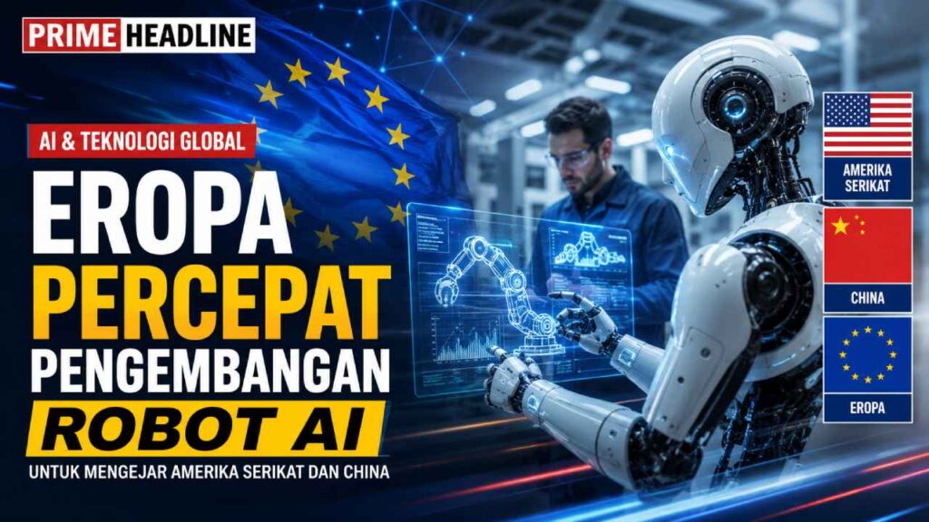 Eropa Percepat Pengembangan Robot AI untuk Mengejar Amerika Serikat dan China