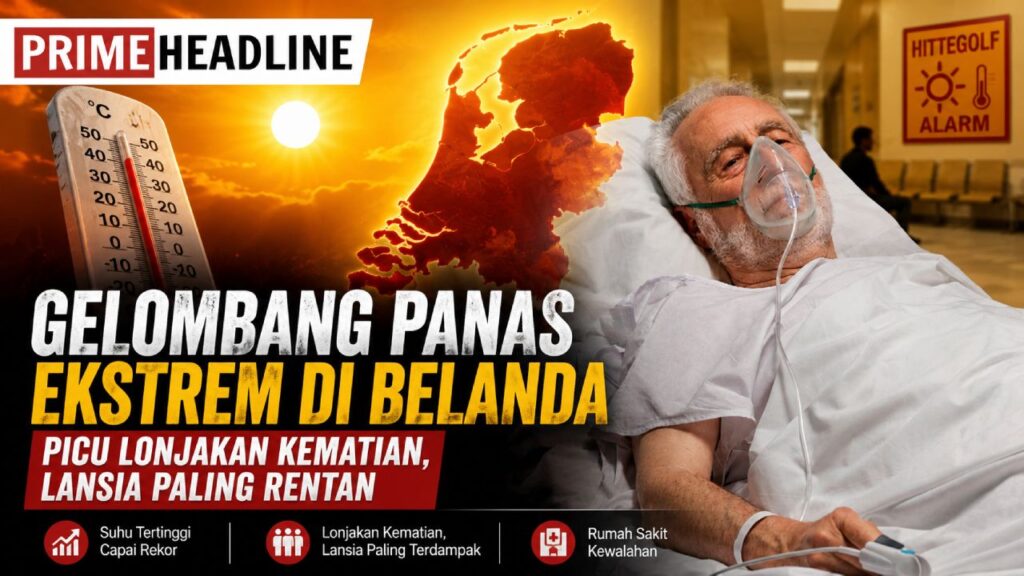 Gelombang Panas Ekstrem di Belanda Picu Lonjakan Kematian, Lansia Paling Rentan