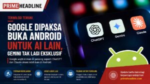 Google Dipaksa Buka Android untuk AI Lain, Gemini Tak Lagi Eksklusif