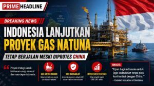 Indonesia Lanjutkan Proyek Gas Natuna, Tetap Berjalan Meski Diprotes China