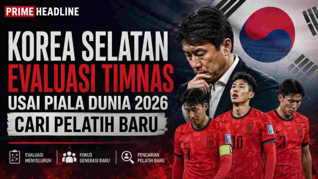 Korea Selatan Evaluasi Timnas Usai Piala Dunia 2026 Cari Pelatih Baru
