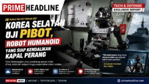 Korea Selatan Uji PiBot, Robot Humanoid yang Siap Kendalikan Kapal Perang