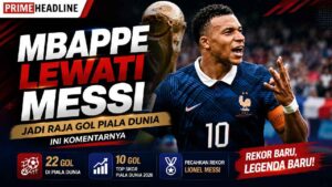 Mbappe Lewati Messi Jadi Raja Gol Piala Dunia, Ini Komentarnya