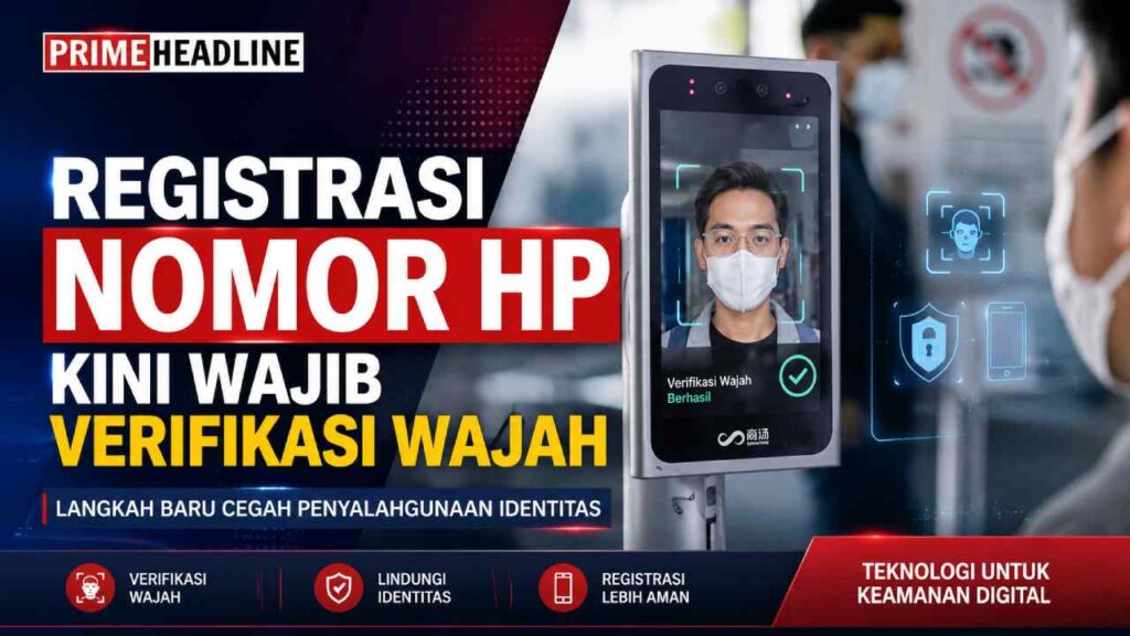Mulai Hari Ini Registrasi Nomor HP Kini Wajib Verifikasi Wajah