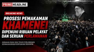 Prosesi Pemakaman Khamenei Dipenuhi Ribuan Pelayat dan Seruan Perlawanan