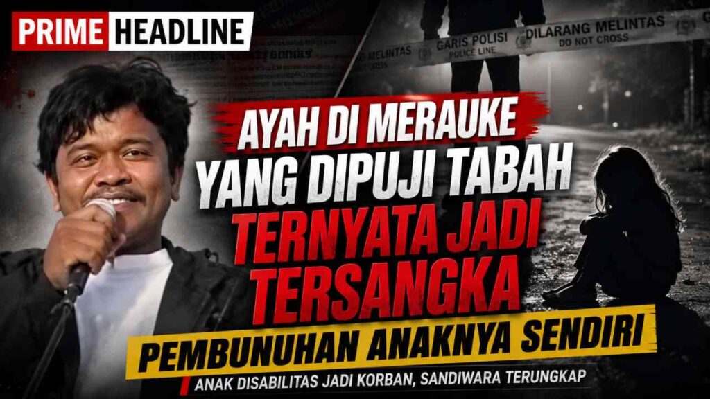 Ayah di Merauke yang Dipuji Tabah Ternyata Jadi Tersangka Pembunuhan Anaknya Sendiri
