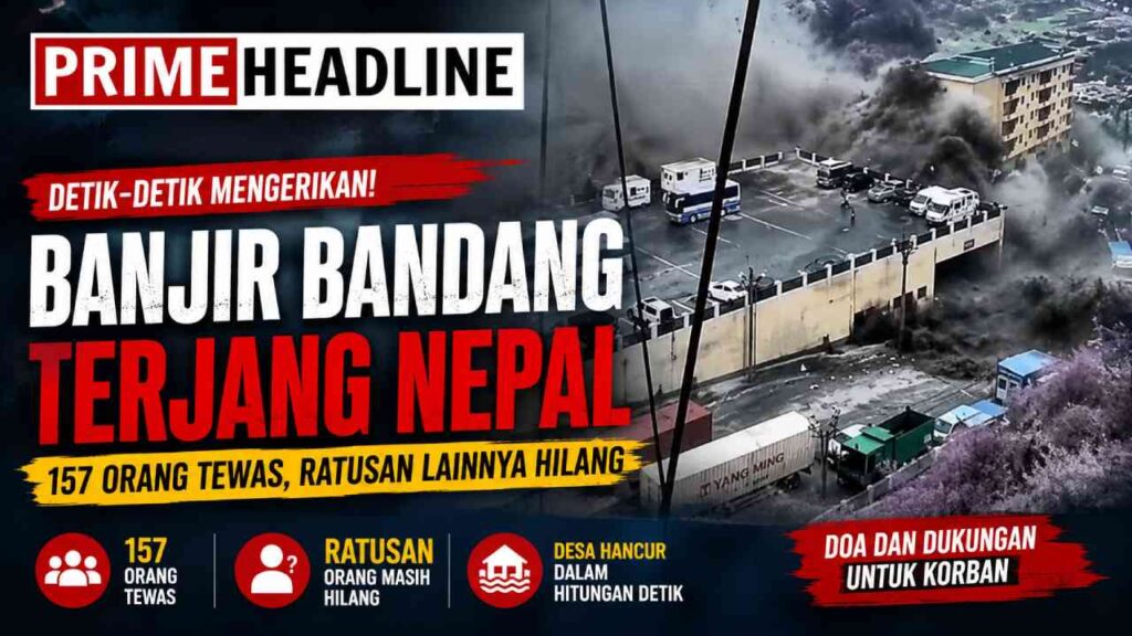 Banjir Bandang Terjang Nepal, 157 Tewas dan Ratusan Orang Hilang