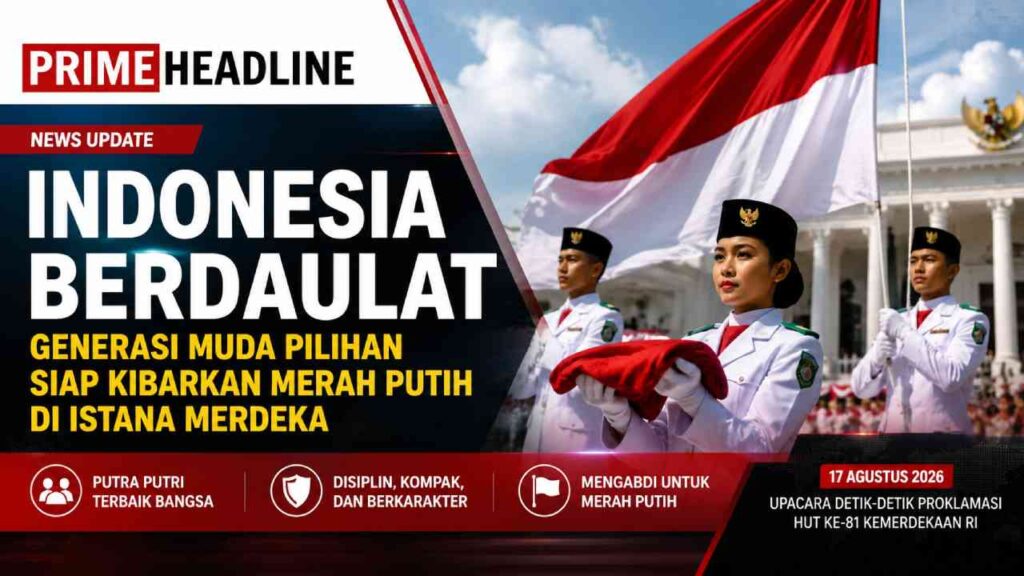Indonesia Berdaulat, Generasi Muda Pilihan Siap Kibarkan Merah Putih di Istana