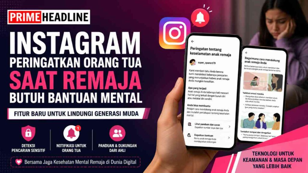 Instagram Peringatkan Orang Tua Saat Remaja Terindikasi Butuh Bantuan Mental
