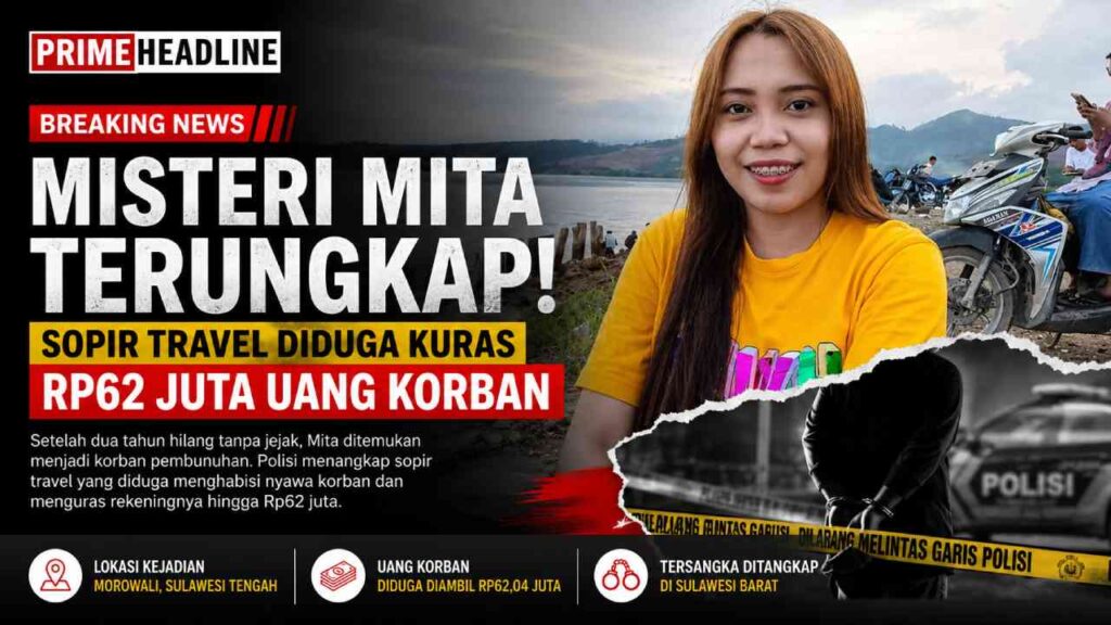 Misteri Mita Terungkap, Sopir Travel Diduga Kuras Rp62 Juta Uang Korban