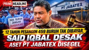 Pesangon Rp59 Miliar Tertahan 12 Tahun, 459 Buruh PT Jabatex Menanti Kepastian