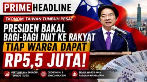 Presiden Taiwan Ini Mau Bagi-bagi Duit, Tiap Warga Dapat Rp5,5 Juta