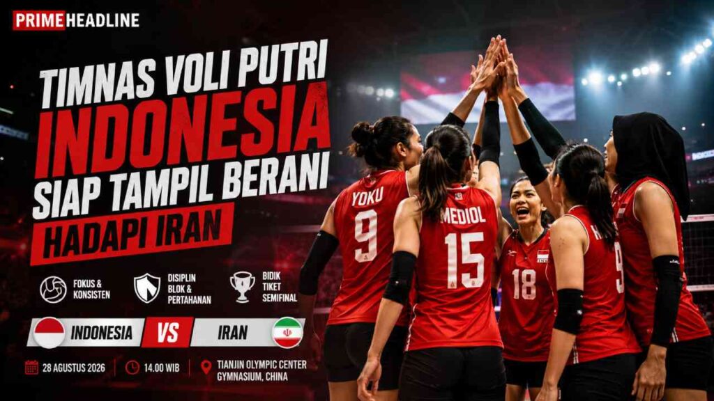 Timnas Voli Putri Indonesia Siap Tampil Berani Hadapi Iran