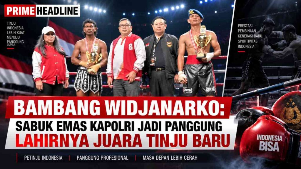 Bambang Widjanarko: Sabuk Emas Kapolri Jadi Panggung Lahirnya Juara Tinju Baru