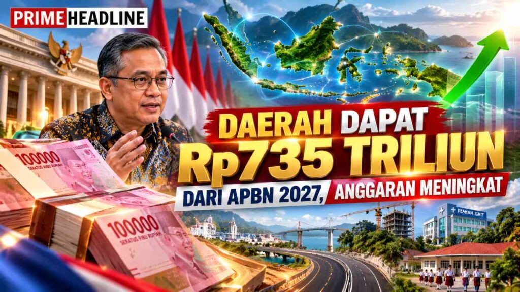Daerah Dapat Rp735 Triliun dari APBN 2027, Anggaran Meningkat