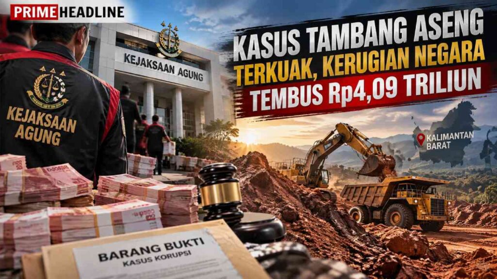 Kasus Tambang Aseng Terkuak, Kerugian Negara Tembus Rp4,09 Triliun