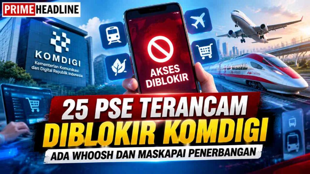 Komdigi Perketat Aturan Digital, 25 PSE Terancam Diblokir Nasional