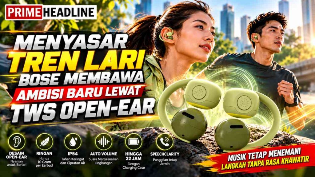 Menyasar Tren Lari, Bose Membawa Ambisi Baru Lewat TWS Open-Ear