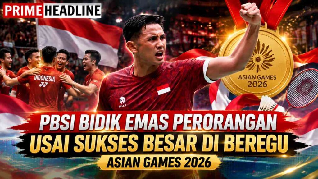 PBSI Bidik Emas Perorangan Usai Sukses Besar di Beregu Asian Games 2026