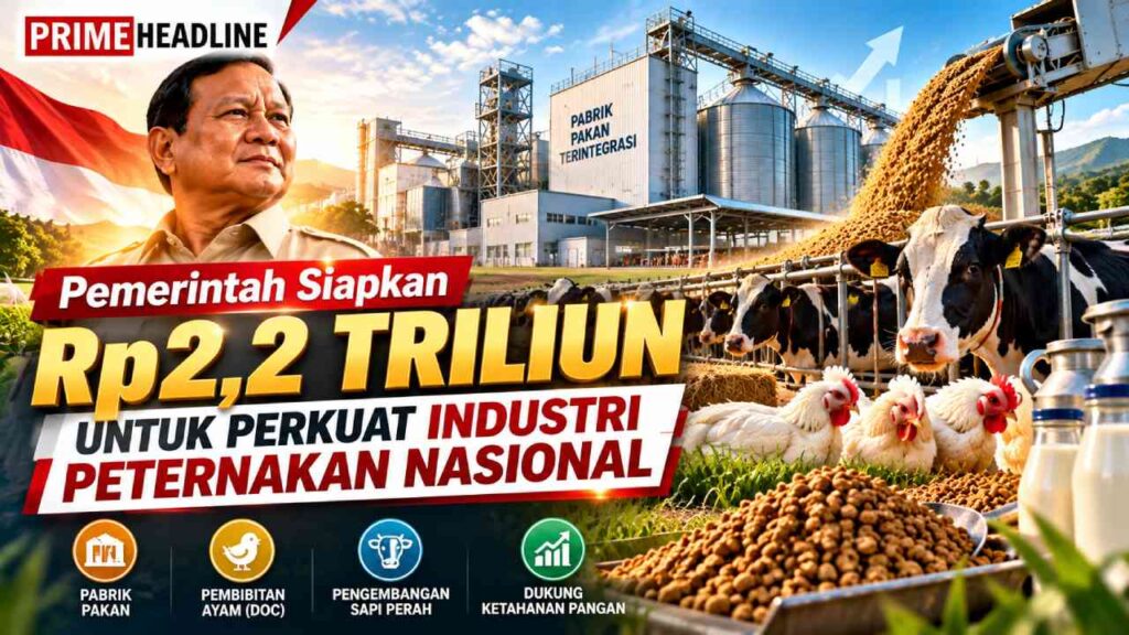 Pemerintah Siapkan Rp2,2 Triliun untuk Perkuat Industri Peternakan Nasional