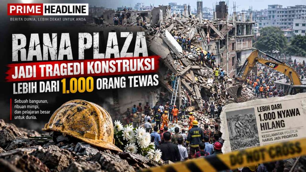 Rana Plaza Jadi Tragedi Konstruksi, Lebih dari 1.000 Orang Tewas