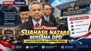 Rapat Perdana Suahasil Nazara Bersama DPD Soroti Sejumlah Agenda