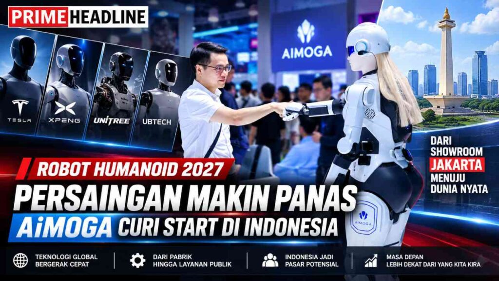 Robot Humanoid Mulai Turun ke Dunia Nyata, AiMOGA Curi Start di Indonesia