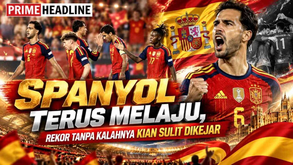 Spanyol Terus Melaju, Rekor Tanpa Kalahnya Kian Sulit Dikejar