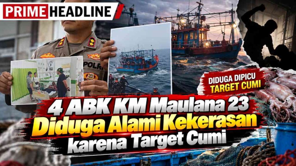 4 ABK KM Maulana 23 Diduga Alami Kekerasan karena Target Cumi