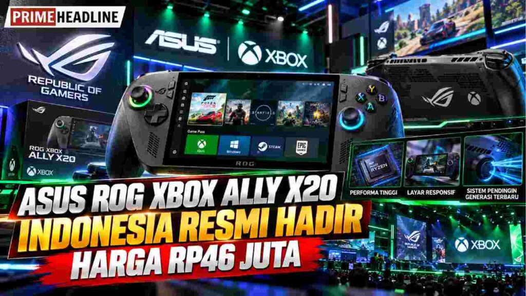Asus ROG Xbox Ally X20 Indonesia Resmi Hadir, Harga Rp46 Juta
