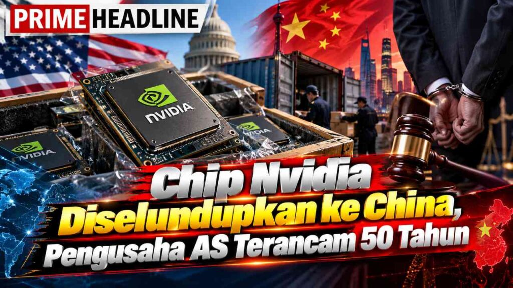 Chip Nvidia Diselundupkan ke China, Pengusaha AS Terancam 50 Tahun