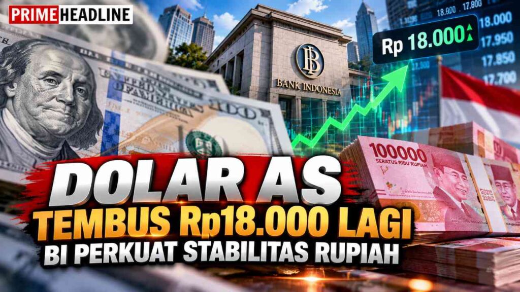 Dolar AS Tembus Rp18.000 Lagi, BI Perkuat Stabilitas Rupiah