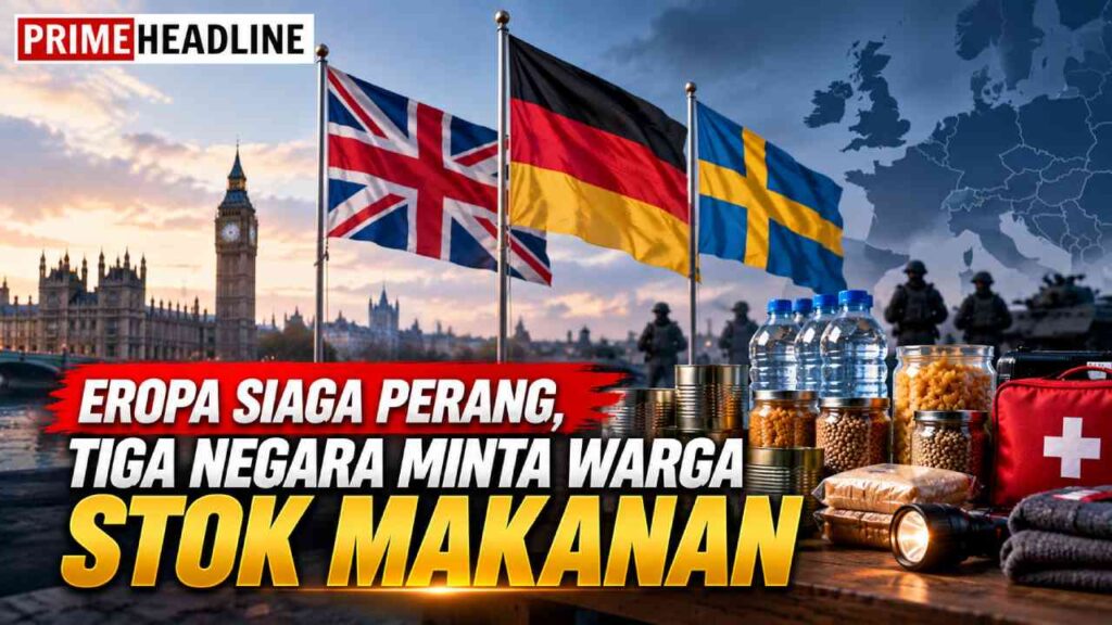 Eropa Siaga Perang, Tiga Negara Minta Warga Stok Makanan