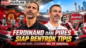 Ferdinand dan Pires Siap Bentrok Tipis dalam Duel Legenda MU vs Arsenal