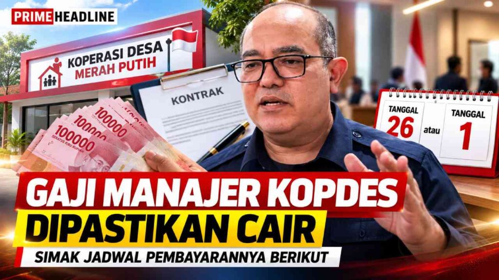 Gaji Manajer Kopdes Dipastikan Cair, Simak Jadwal Pembayarannya Berikut