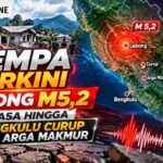 Gempa Terkini Lebong M5,2 Terasa hingga Bengkulu Curup dan Arga Makmur