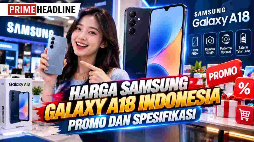 Harga Samsung Galaxy A18 Indonesia, Promo dan Spesifikasi