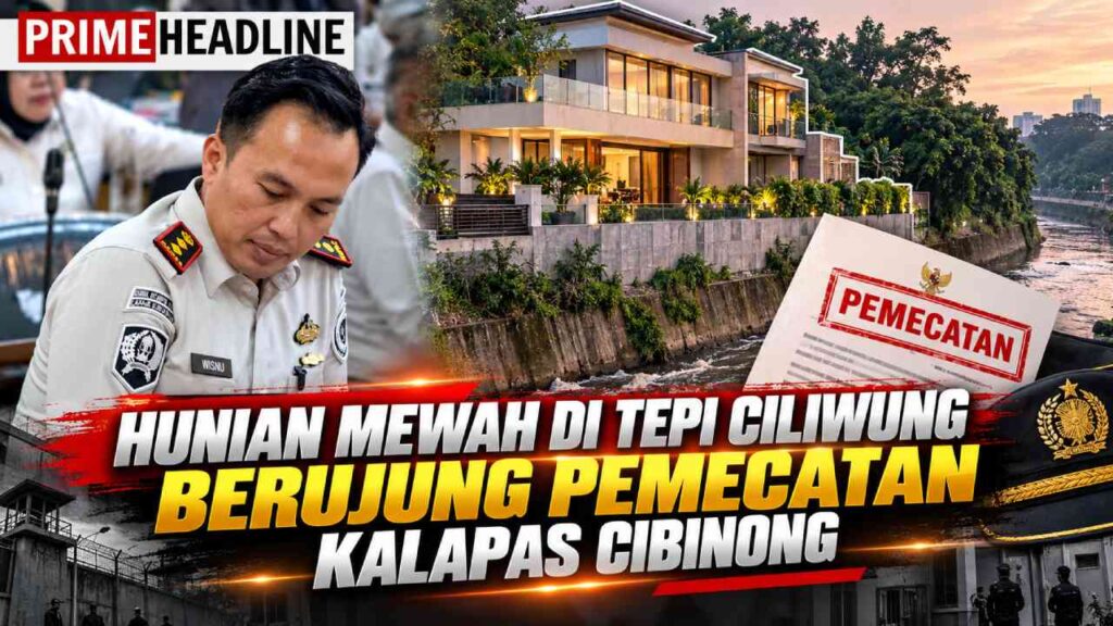 Hunian Mewah di Tepi Ciliwung Berujung Pemecatan Kalapas Cibinong