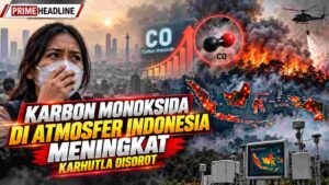 Karbon Monoksida di Atmosfer Indonesia Meningkat, Karhutla Disorot