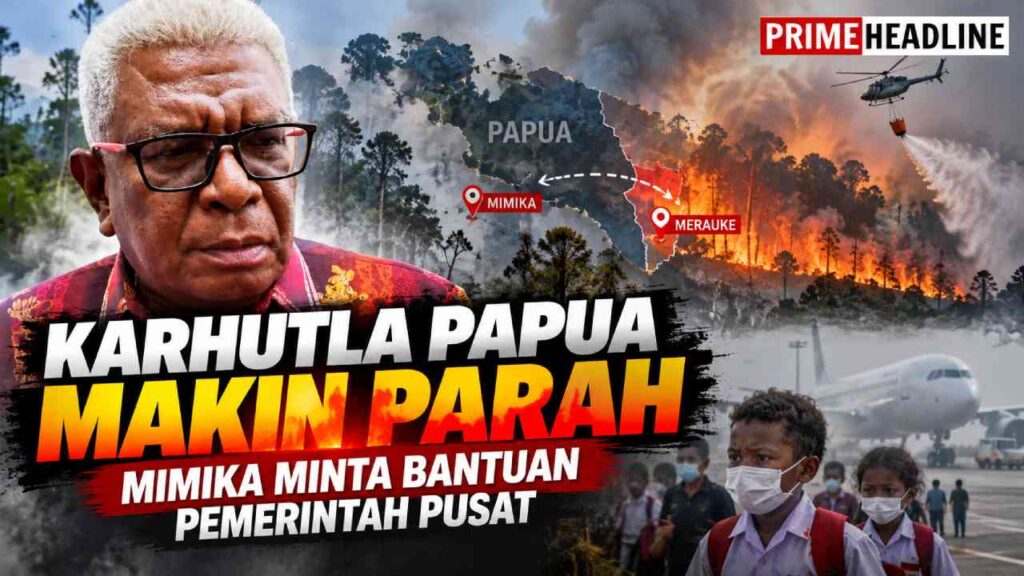 Karhutla Papua Makin Parah, Mimika Minta Bantuan Pemerintah Pusat