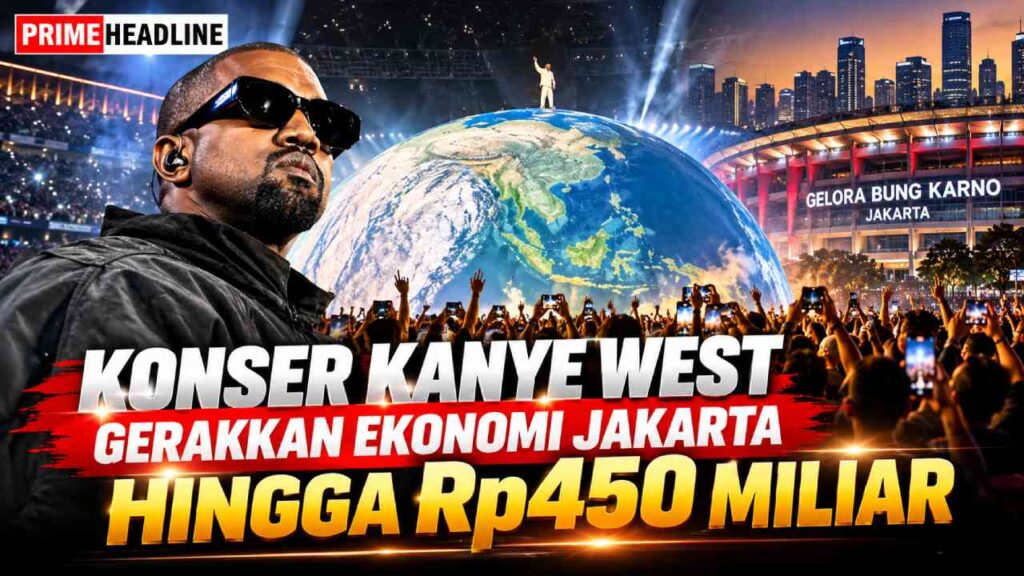 Konser Kanye West Gerakkan Ekonomi Jakarta hingga Rp450 Miliar