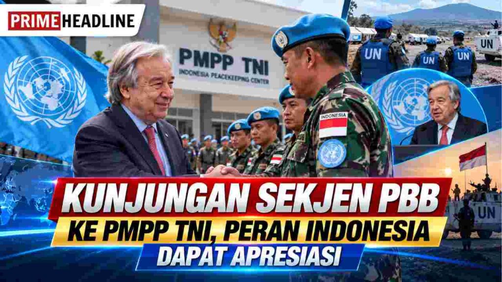 Kunjungan Sekjen PBB ke PMPP TNI, Peran Indonesia Dapat Apresiasi