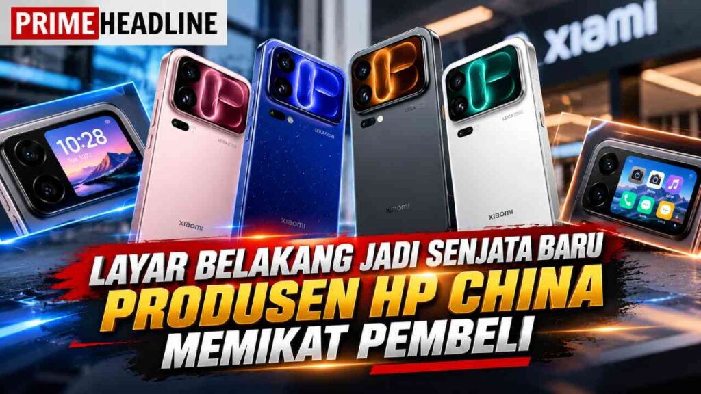 Layar Belakang Jadi Senjata Baru Produsen HP China Memikat Pembeli