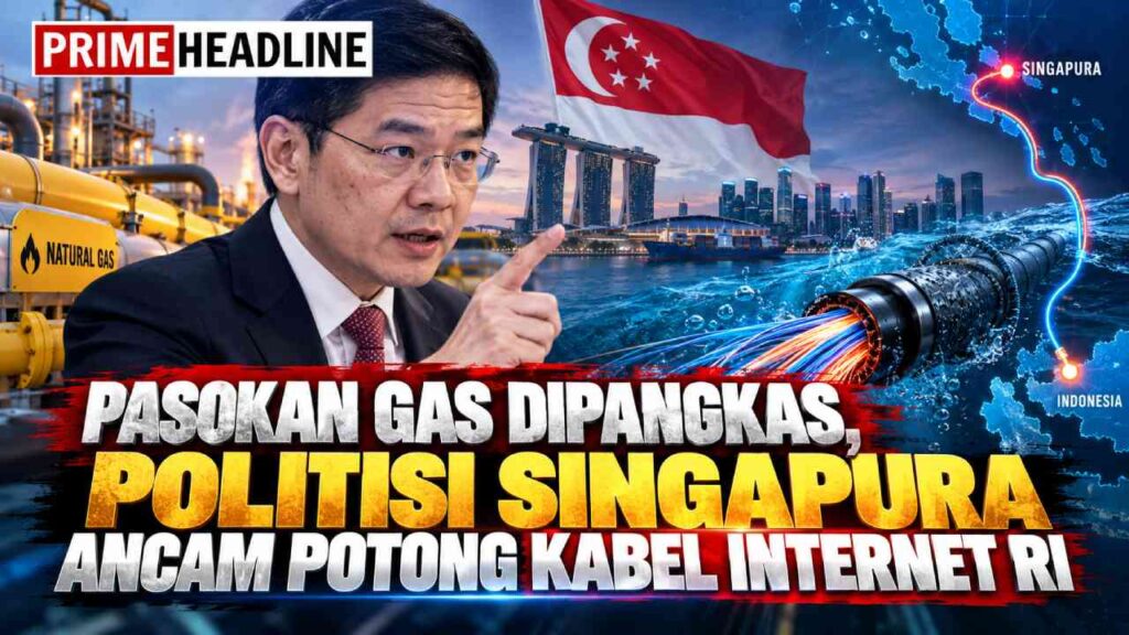 Pasokan Gas Dipangkas, Politisi Singapura Ancam Potong Kabel Internet RI